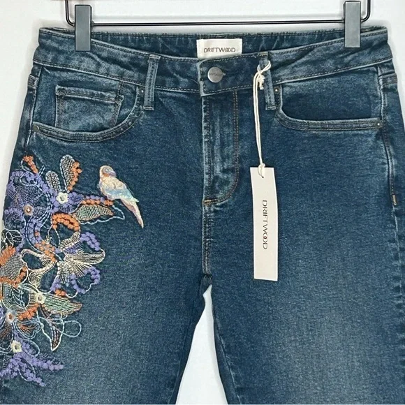 NWT Driftwood Kelly Dalea Bootcut Embroidered Jeans Size 26 x 29 - Picture 4 of 12